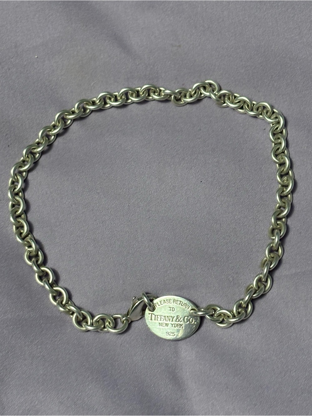 TIFFANY & CO's iconic sterling silver 'return to Tiffany' necklace